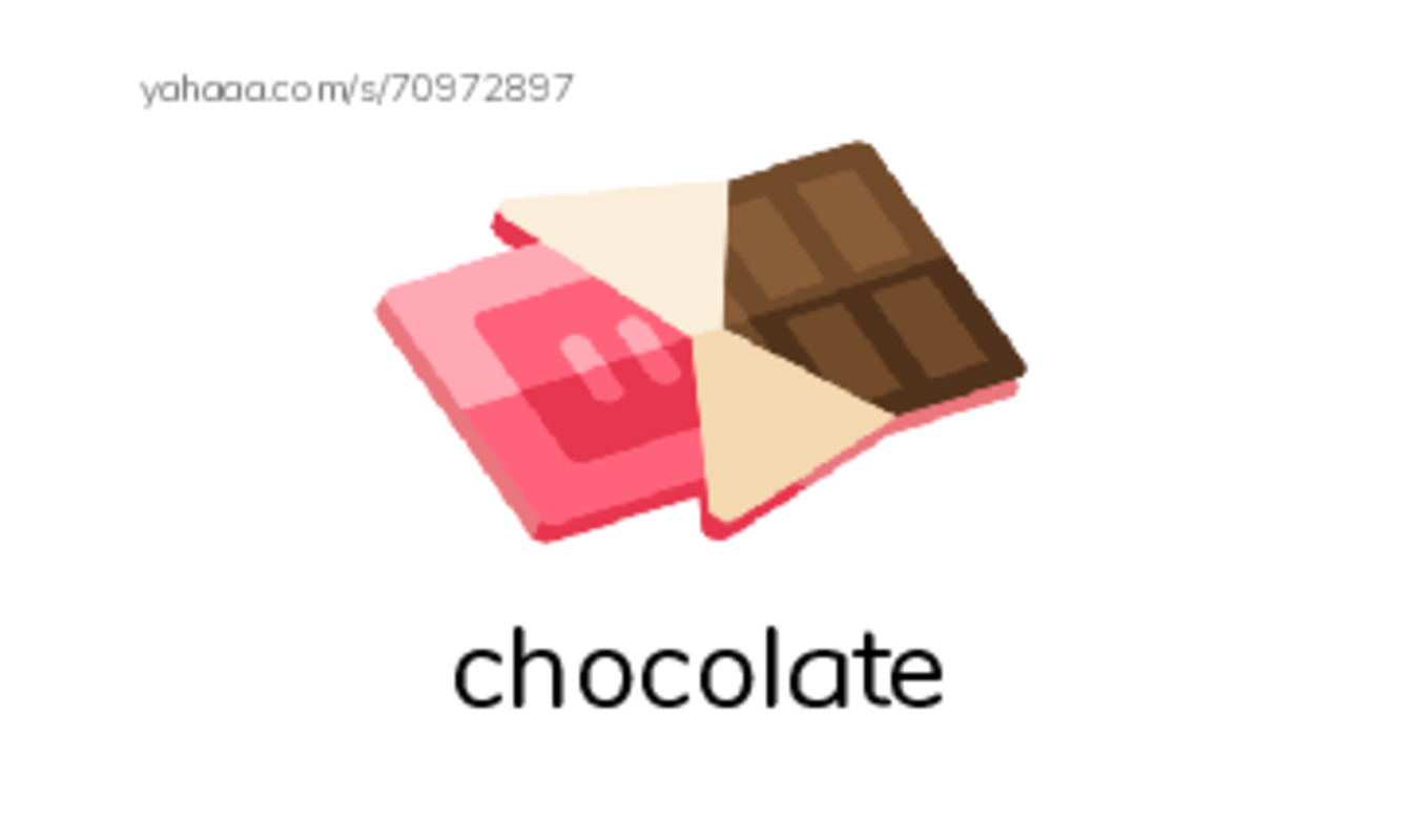 Snacks PDF index cards with images