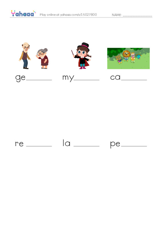 RAZ Vocabulary O: Spider Monkeys Question PDF worksheet to fill in words gaps