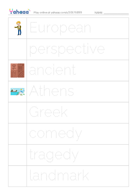 RAZ Vocabulary Z: Acropolis Adventure PDF one column image words