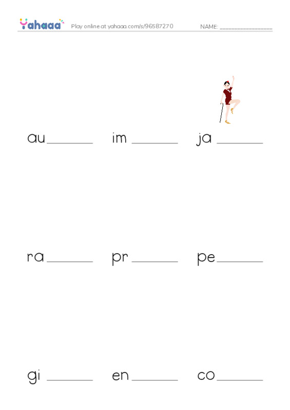 RAZ Vocabulary Z: Ella Fitzgerald PDF worksheet to fill in words gaps