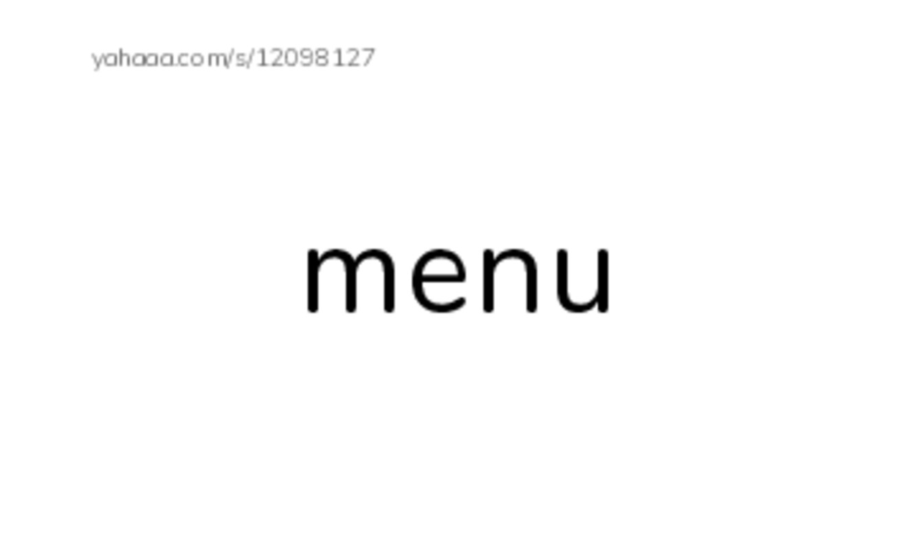 Restaurant vocabulary PDF index cards word only