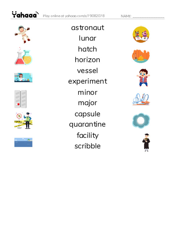 4A FET Unit6 1 PDF three columns match words