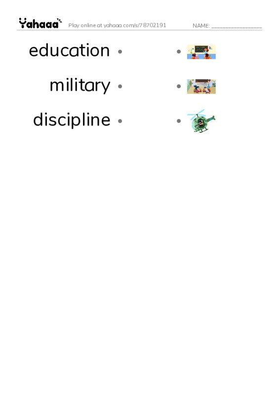 4A CET Unit 6: Reaching for Goals, week 1 PDF link match words worksheet