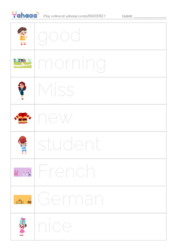 New Concept English Lesson 5-6 PDF one column image words