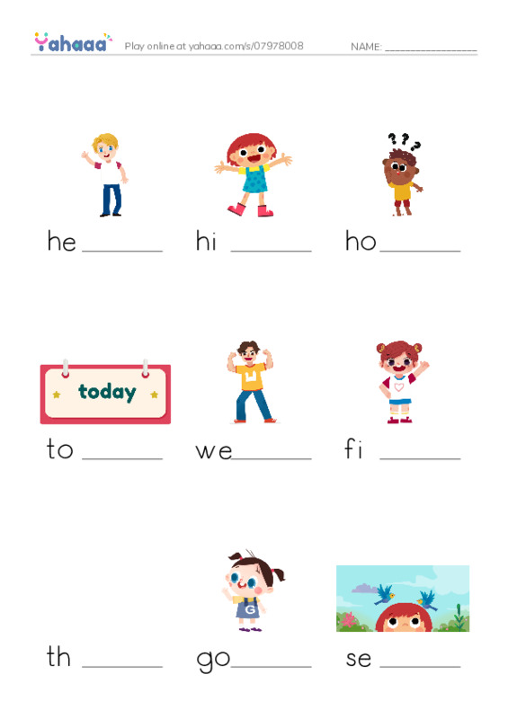 New Concept English Lesson 9-10 PDF worksheet to fill in words gaps