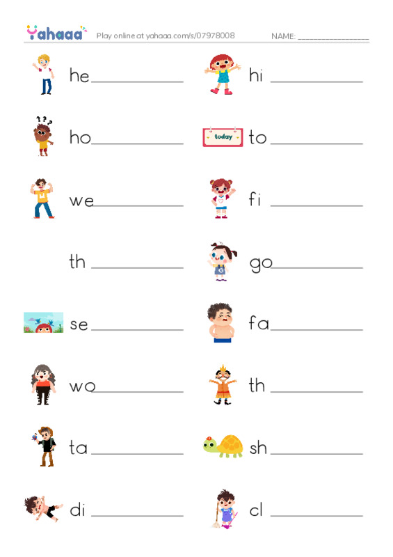 New Concept English Lesson 9-10 PDF worksheet writing row