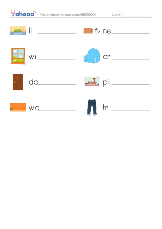 New Concept English Lesson 27-28 PDF worksheet writing row