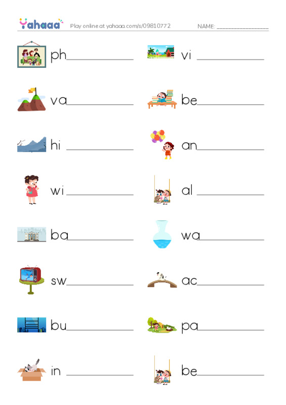 New Concept English Lesson 35-36 PDF worksheet writing row