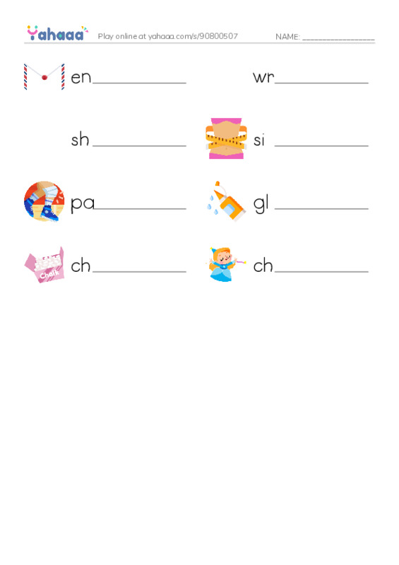 New Concept English Lesson 59-60 PDF worksheet writing row