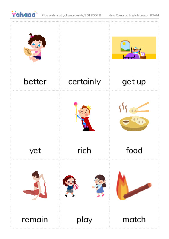 New Concept English Lesson 63-64 PDF flaschards with images