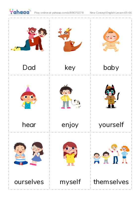 New Concept English Lesson 65-66 PDF flaschards with images