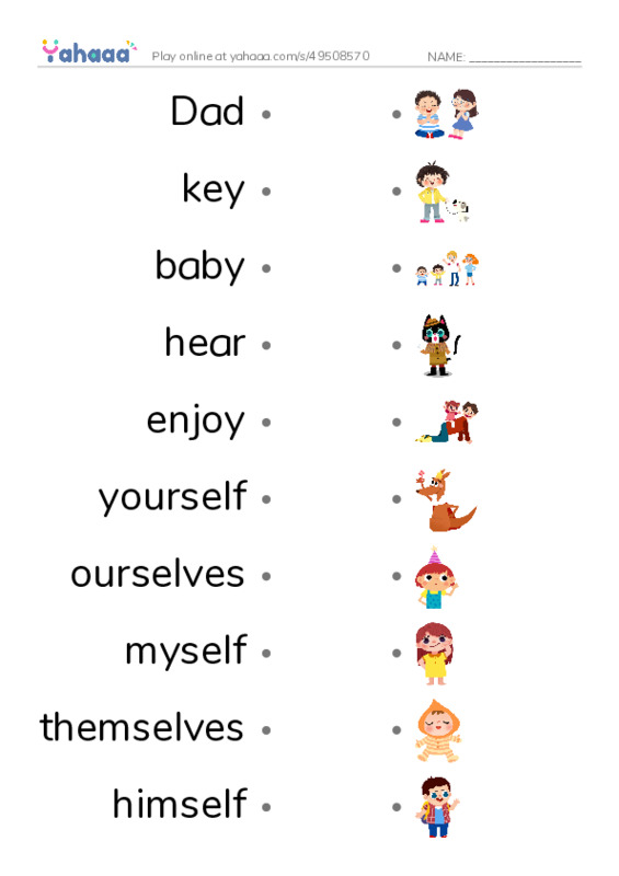 New Concept English Lesson 65-66 PDF link match words worksheet