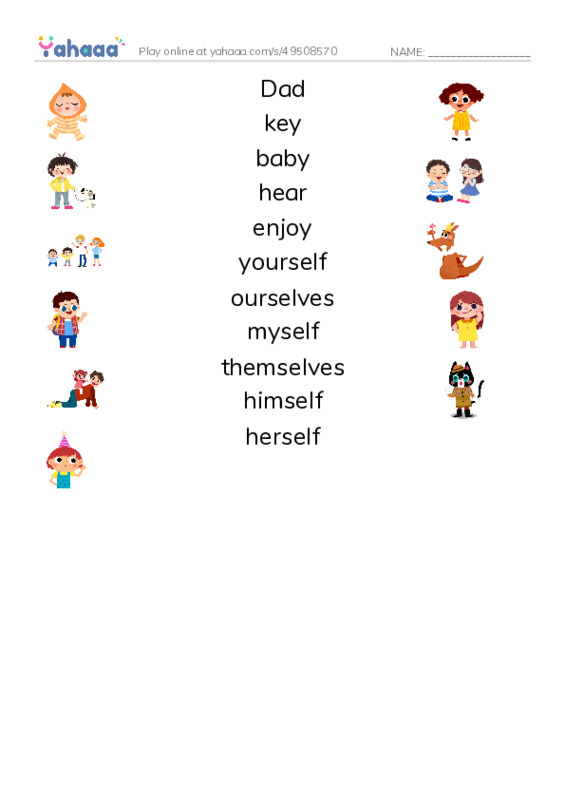 New Concept English Lesson 65-66 PDF three columns match words