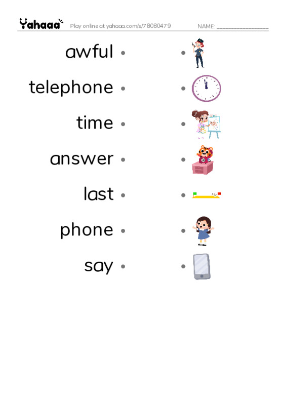 New Concept English Lesson 71-72 PDF link match words worksheet