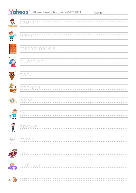 New Concept English Lesson 103-104 PDF write between the lines worksheet
