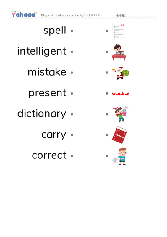 New Concept English Lesson 105-106 PDF link match words worksheet