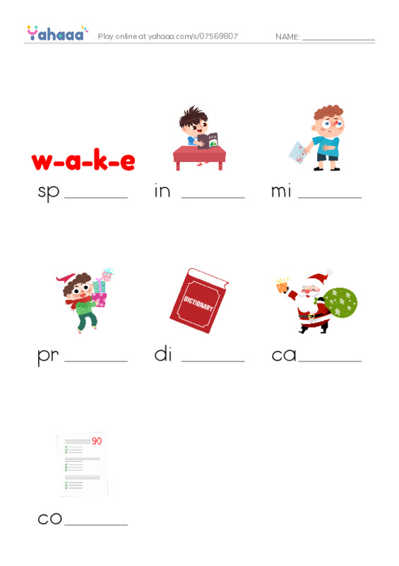 New Concept English Lesson 105-106 PDF worksheet to fill in words gaps
