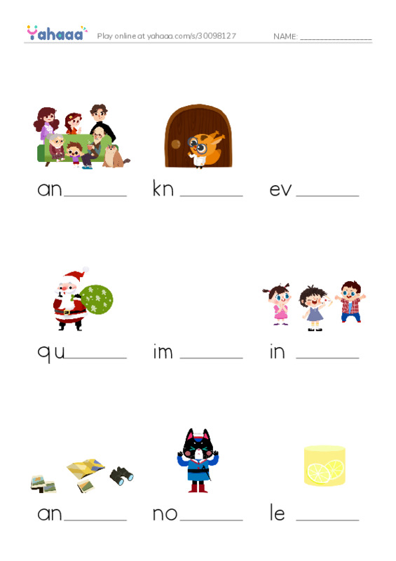 New Concept English Lesson 115-116 PDF worksheet to fill in words gaps