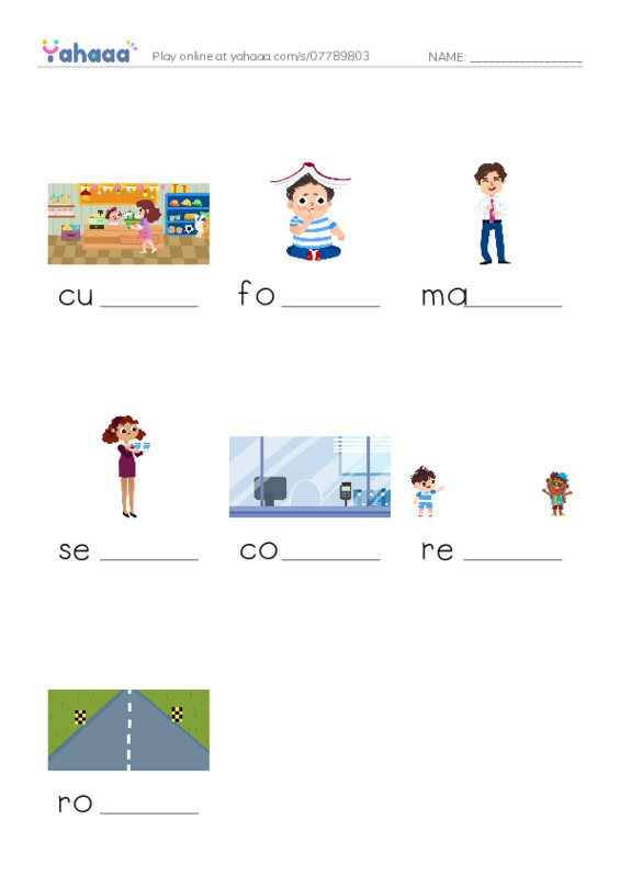 New Concept English Lesson 121-122 PDF worksheet to fill in words gaps