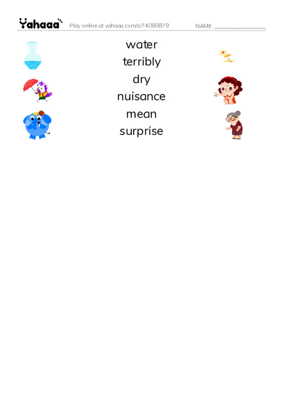 New Concept English Lesson 125-126 PDF three columns match words