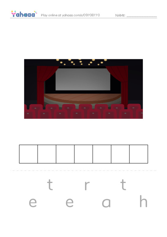 625 words to know in English: Location 3 PDF word puzzles worksheet