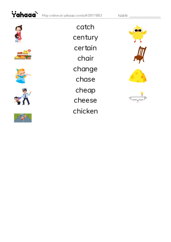 1000 basic English words: C 2 PDF three columns match words