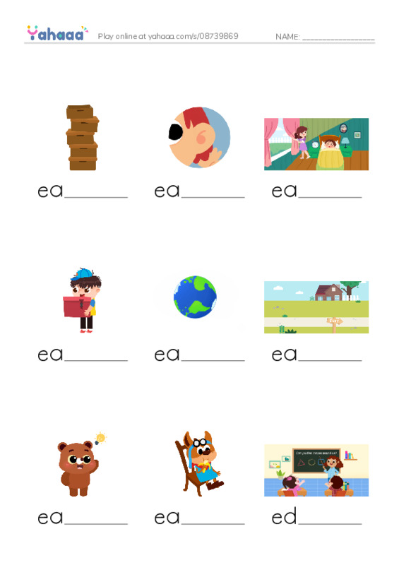 1000 basic English words: E 1 PDF worksheet to fill in words gaps