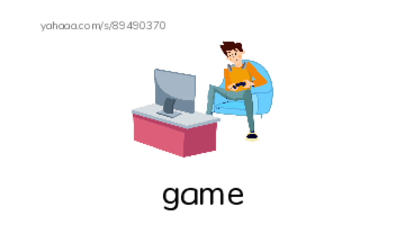 1000 basic English words: G 1 PDF index cards with images