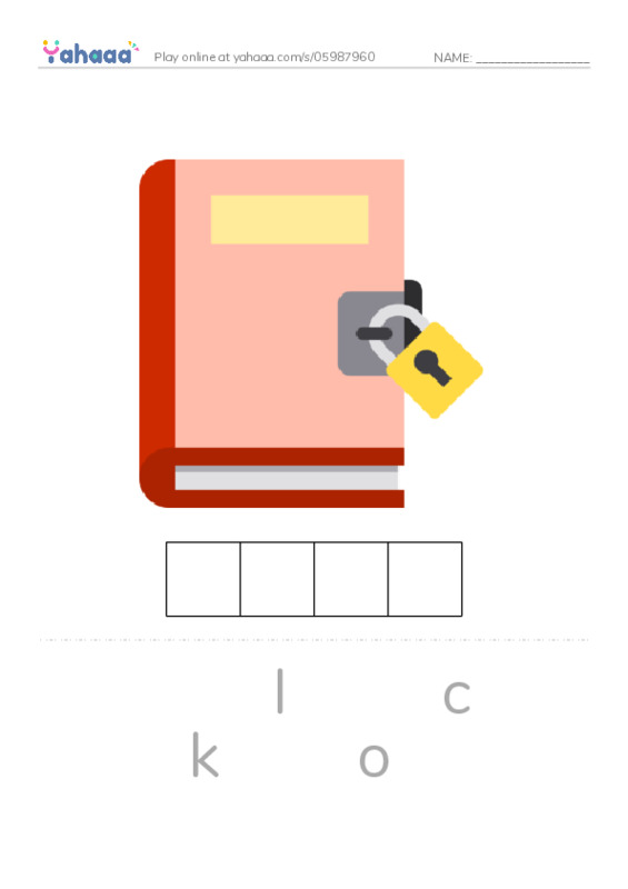 1000 basic English words: L 4 PDF word puzzles worksheet