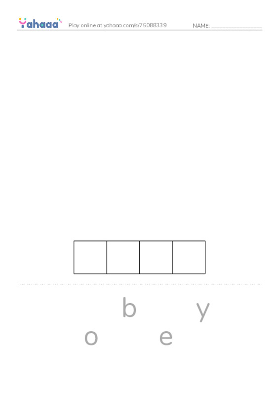 1000 basic English words: O 1 PDF word puzzles worksheet