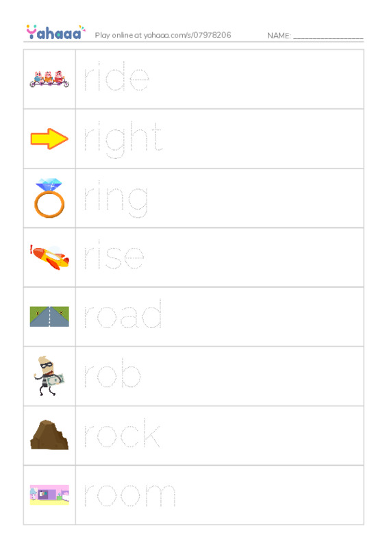 1000 basic English words: R 3 PDF one column image words