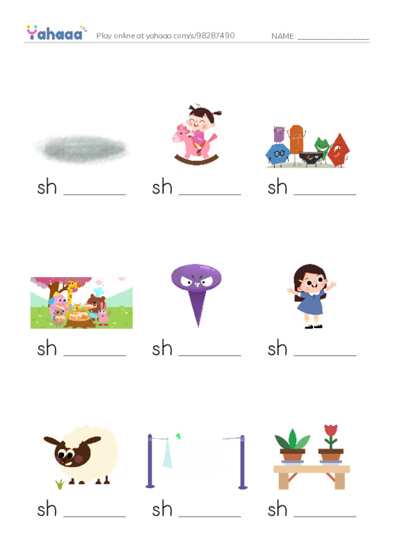 1000 basic English words: S 3 PDF worksheet to fill in words gaps