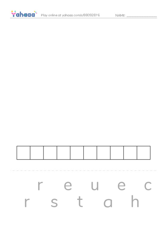 Common Adjectives in English: colors 3 PDF word puzzles worksheet