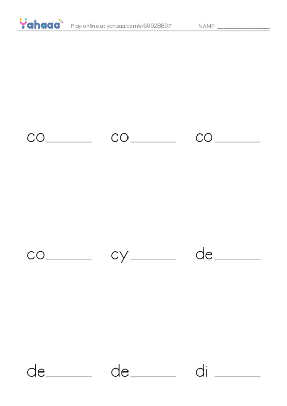 Common Adjectives in English: algorithms 3 PDF worksheet to fill in words gaps