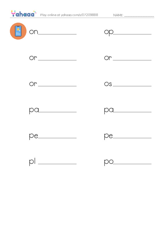 Common Adjectives in English: algorithms 7 PDF worksheet writing row
