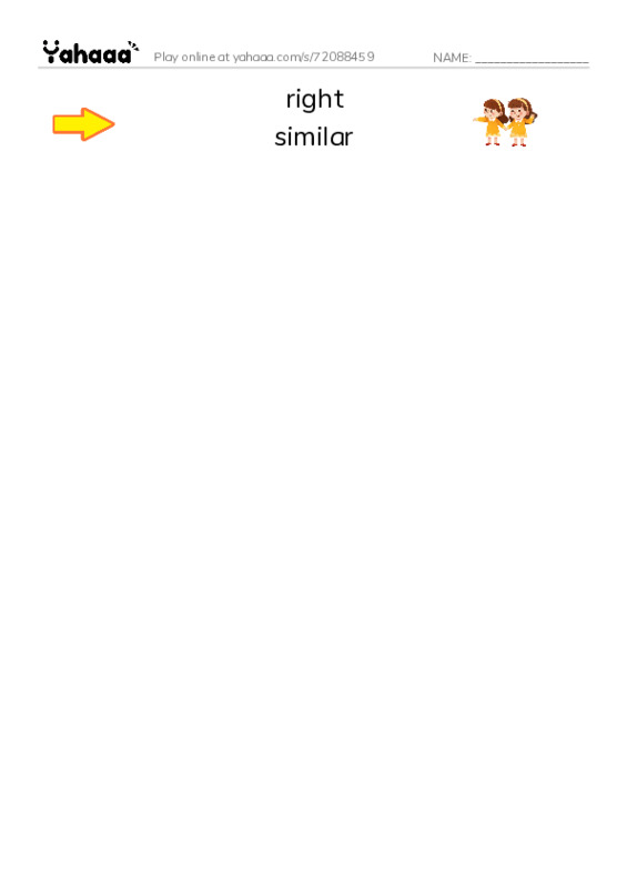 Common Adjectives in English: geometry 3 PDF three columns match words