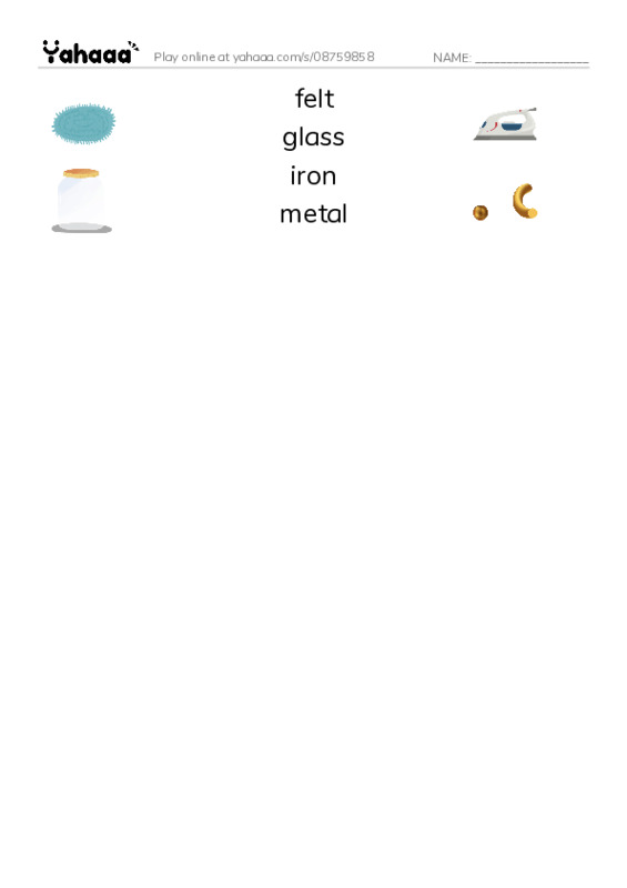 Common Adjectives in English: materials 1 PDF three columns match words