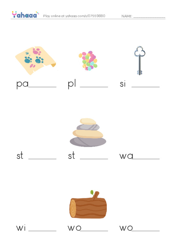 Common Adjectives in English: materials 2 PDF worksheet to fill in words gaps
