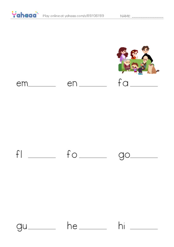 Common Nouns in English: typography 2 PDF worksheet to fill in words gaps