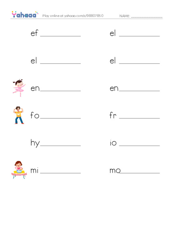 Common Nouns in English: chemistry 2 PDF worksheet writing row