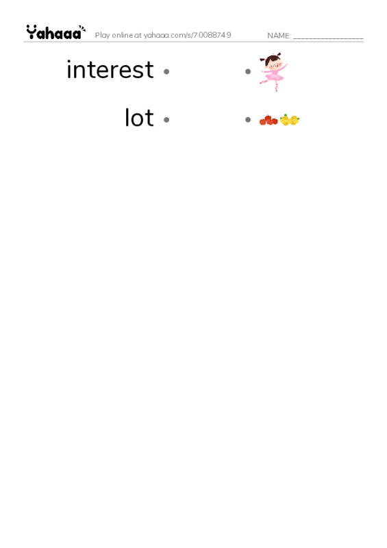 Common Nouns in English: real estate 2 PDF link match words worksheet