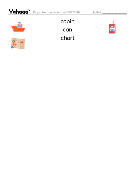 Common Nouns in English: military navy 3 PDF three columns match words