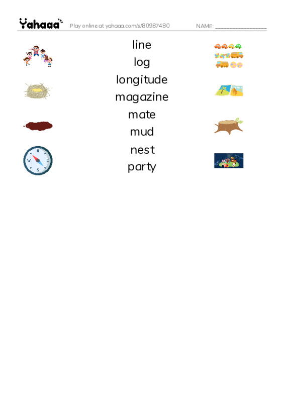 Common Nouns in English: military navy 9 PDF three columns match words