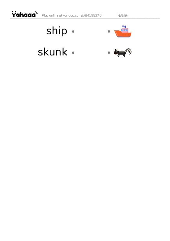 Common Nouns in English: military navy 11 PDF link match words worksheet