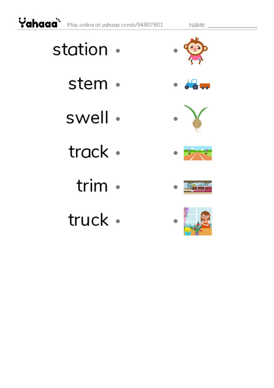 Common Nouns in English: military navy 12 PDF link match words worksheet