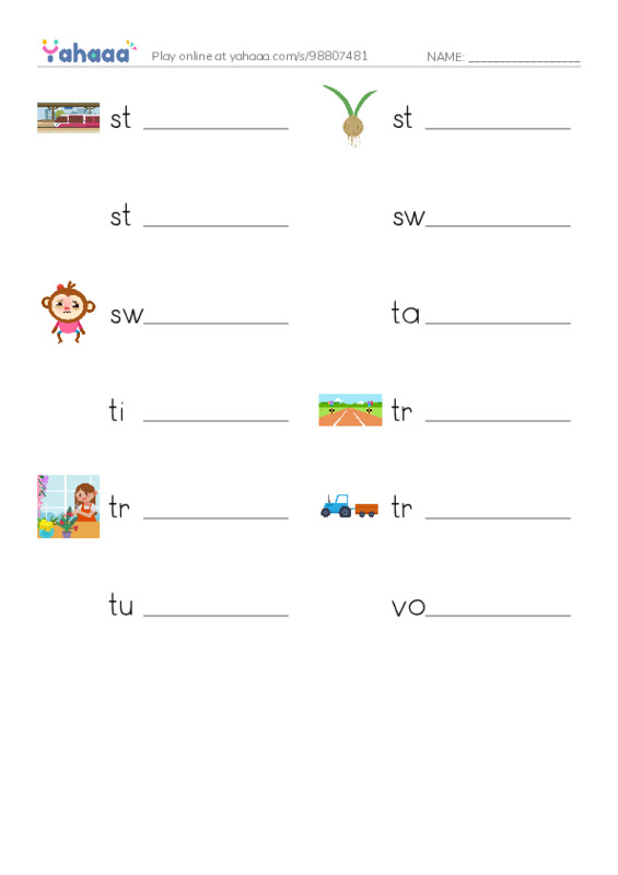 Common Nouns in English: military navy 12 PDF worksheet writing row