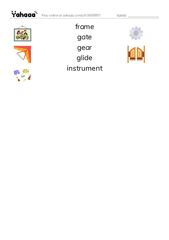 Common Nouns in English: music production 4 PDF three columns match words