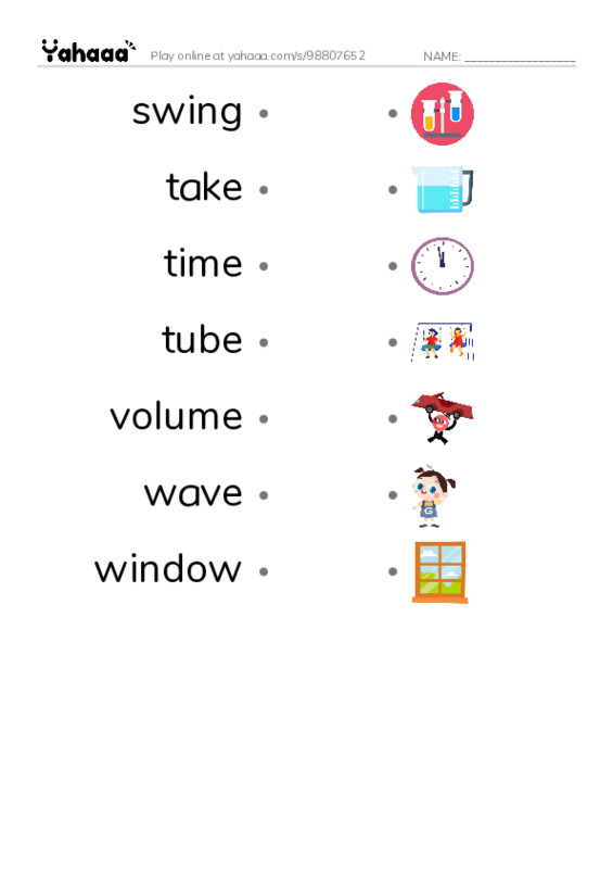 Common Nouns in English: music production 9 PDF link match words worksheet