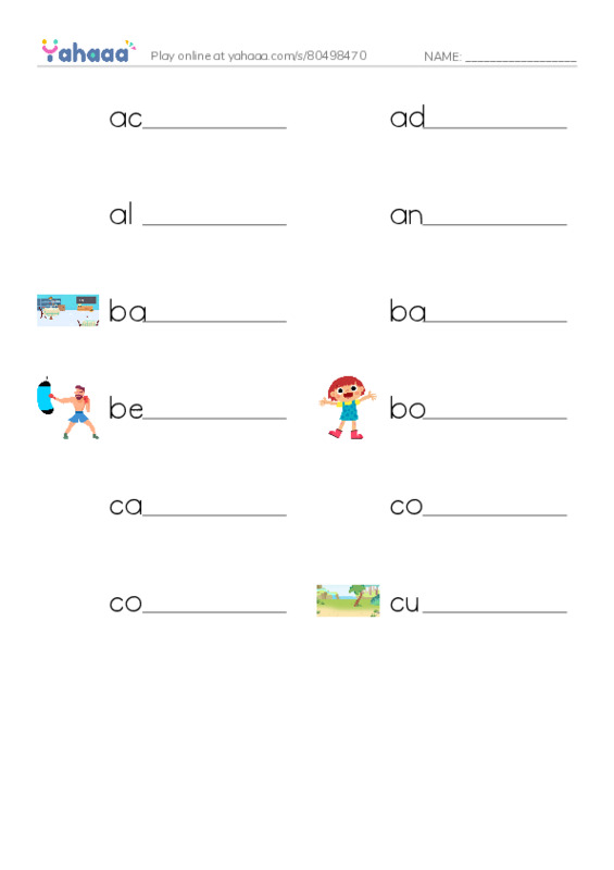 Common Nouns in English: physics 1 PDF worksheet writing row