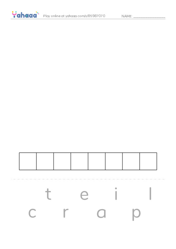 Common Nouns in English: physics 4 PDF word puzzles worksheet